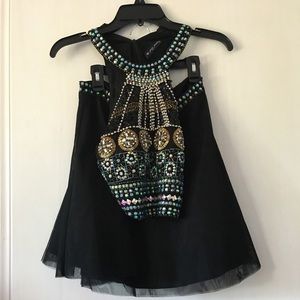 Two piece prom or homecoming dress